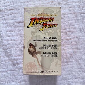 Indiana Jones VHS tapes